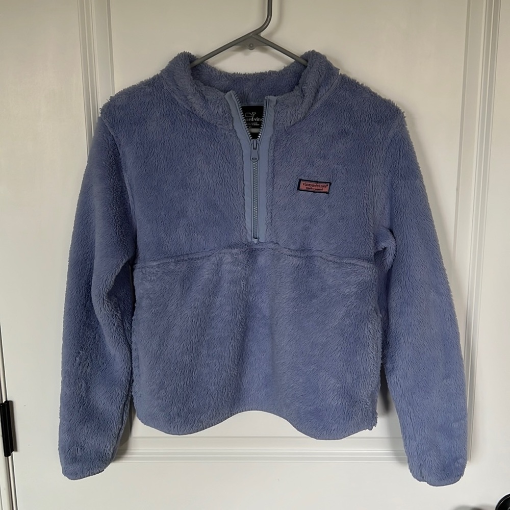 Vineyard Vines Periwinkle Zip Up.
